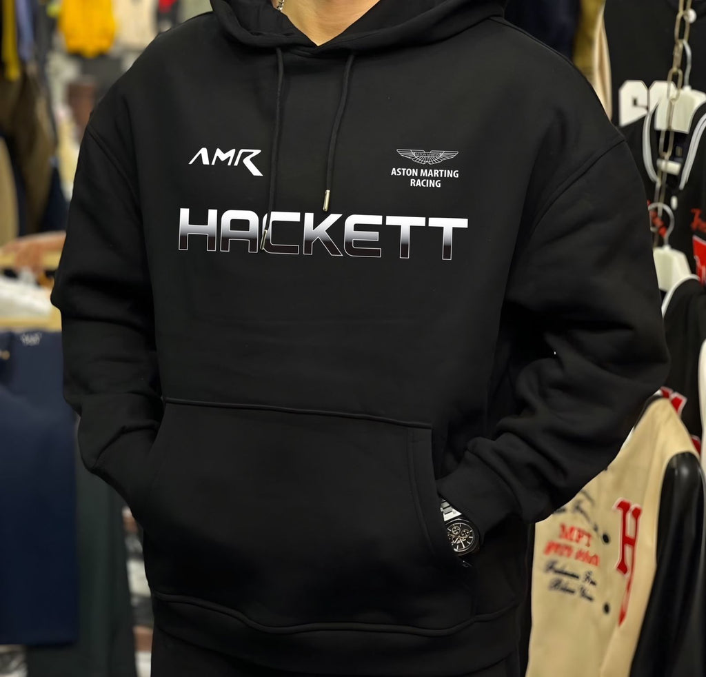 hackett Men’s Full Sleeve Cotton Fleece Hoodie Sweatshirt