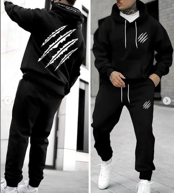 Ferrari Men’s Premium Fleece Cotton Tracksuit (Hoodie + Lower) – Winter Wear