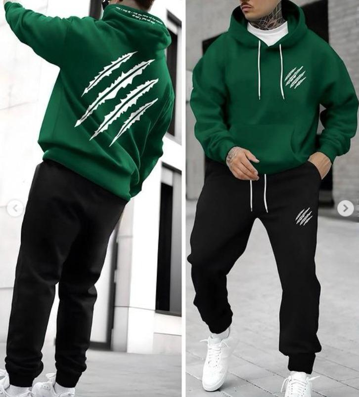 Ferrari Men’s Premium Fleece Cotton Tracksuit (Hoodie + Lower) – Winter Wear