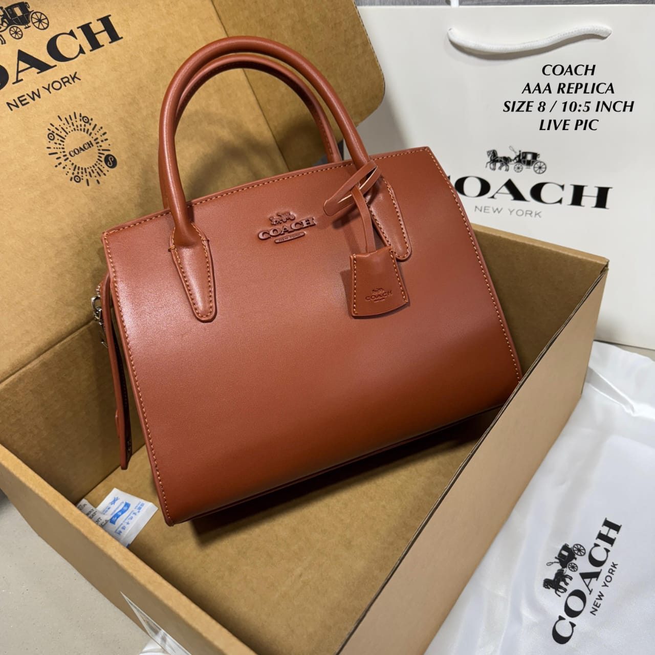 COACH Andrea Carryall Shoulder bags