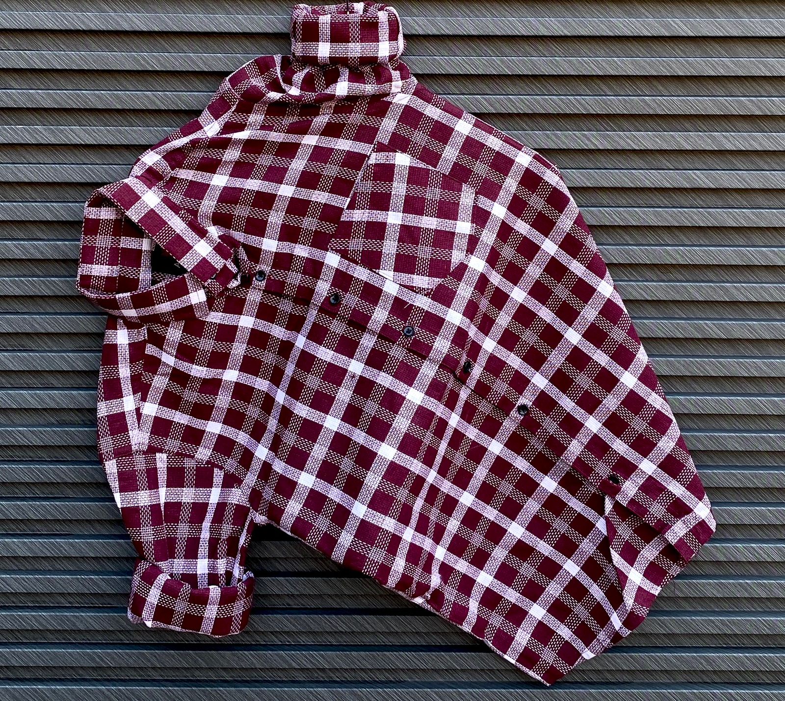 Men’s Imported Jute Shirt – Semi Winter Collection