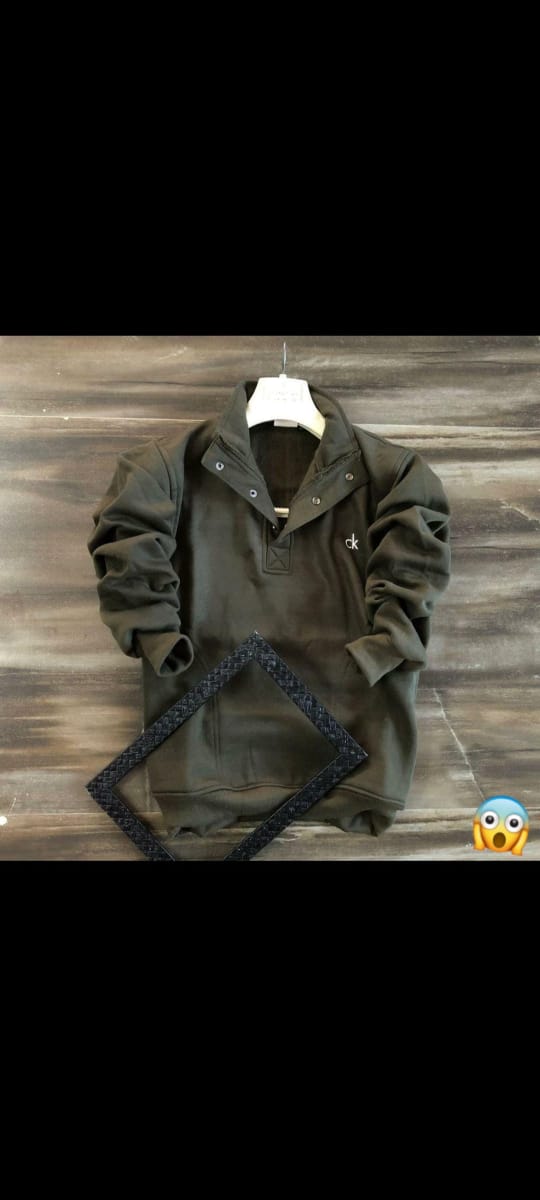 C.K. Men Full Sleeve Cotton Fleece Winter Sweatshirt