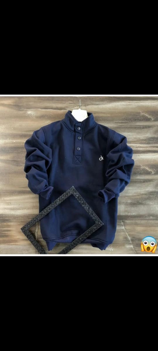 C.K. Men Full Sleeve Cotton Fleece Winter Sweatshirt