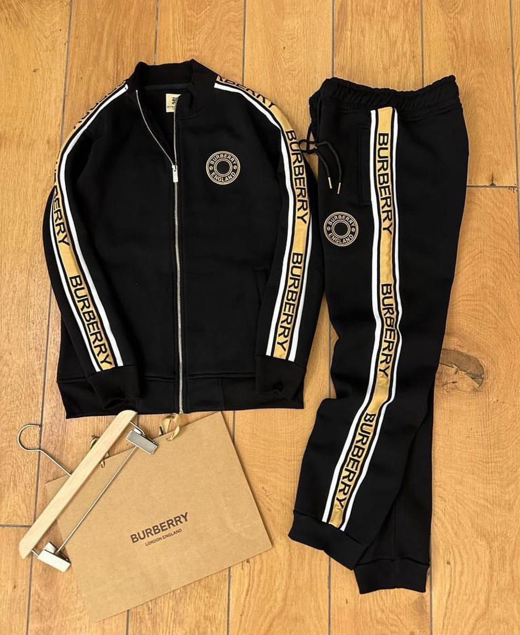 Burberry Men Cotton Fleece Winter Tracksuit